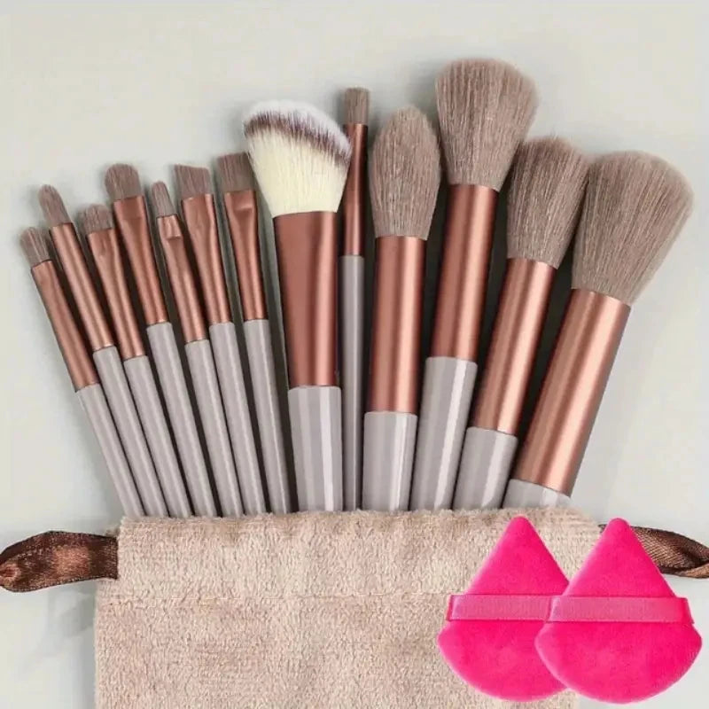 Set Completo de Brochas de Maquillaje