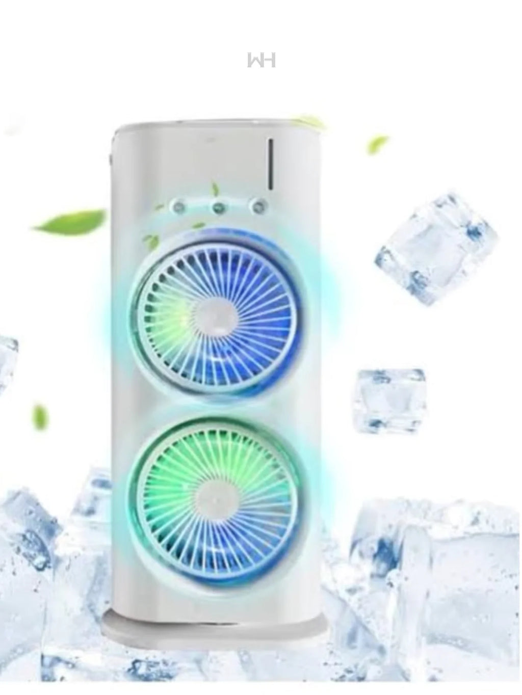 Ventilador De Escritorio Leiej Con Humidificador Luz LED