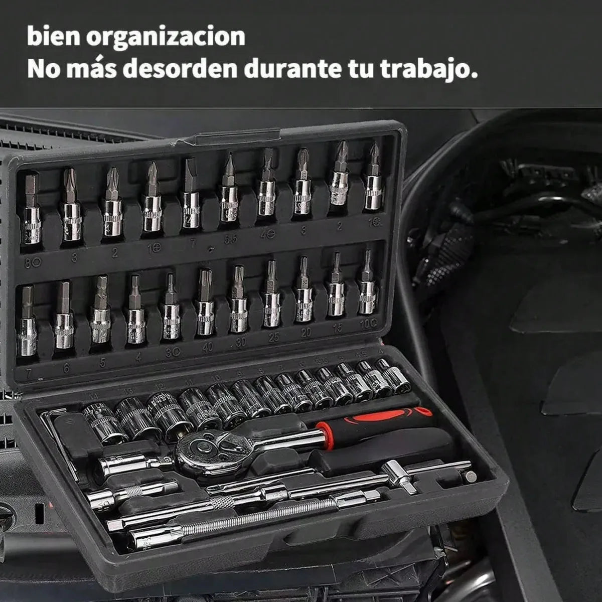 Kit de Herramientas 46 Piezas para Reparación y Hogar