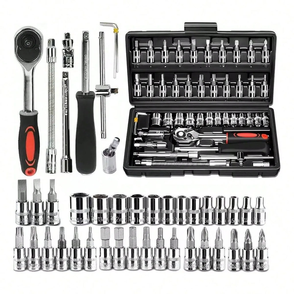 Kit de Herramientas 46 Piezas para Reparación y Hogar