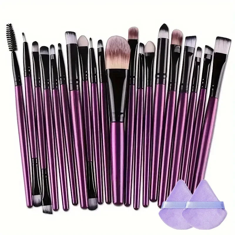 Set Completo de Brochas de Maquillaje