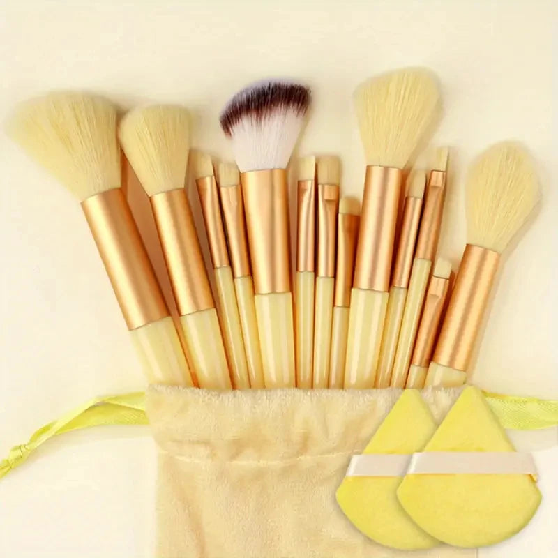 Set Completo de Brochas de Maquillaje