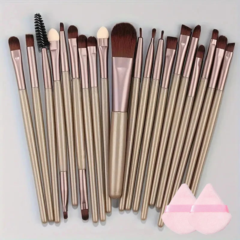 Set Completo de Brochas de Maquillaje