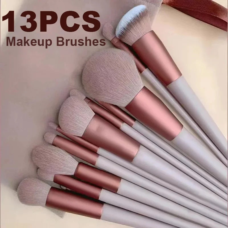 Set Completo de Brochas de Maquillaje