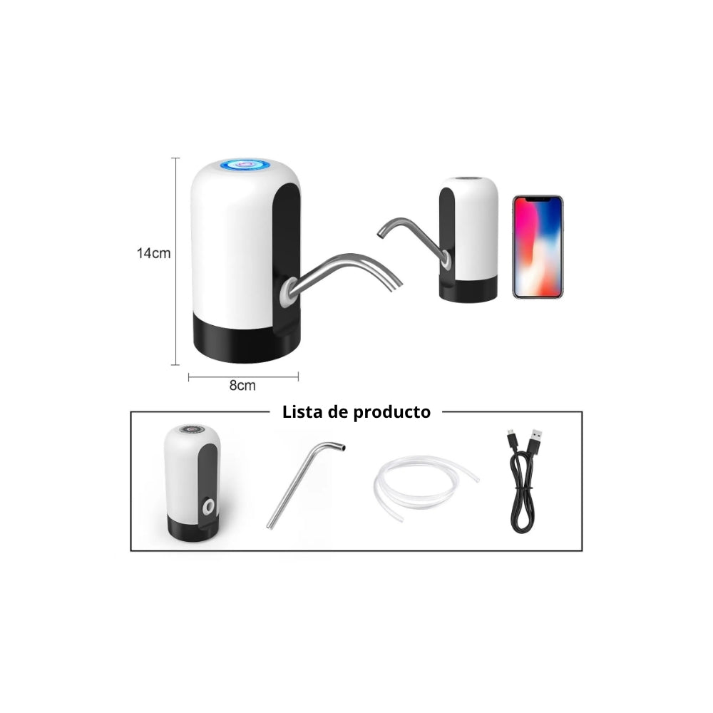 Dispensador de Agua Eléctrico para Garrafón