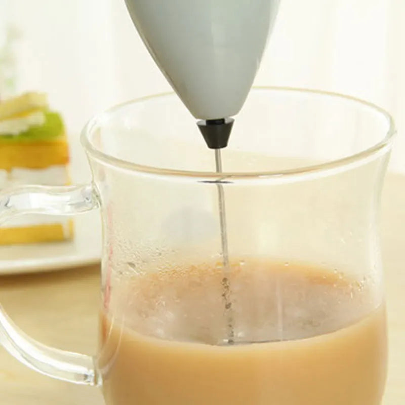 Espumador de leche inalámbrico, batidor de café, licuadora eléctrica y batidor de huevos