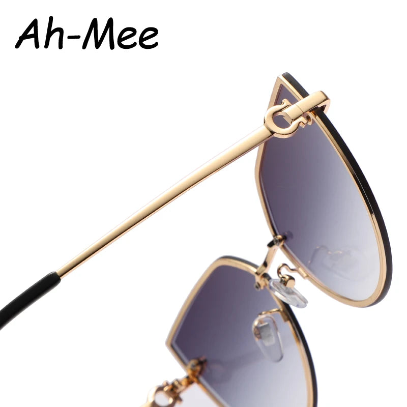 Gafas de sol tipo ojo de gato a la moda para mujer
