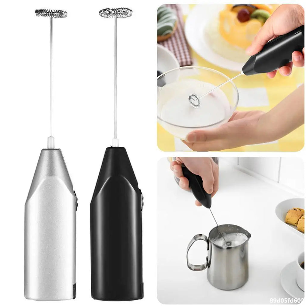 Espumador de leche inalámbrico, batidor de café, licuadora eléctrica y batidor de huevos