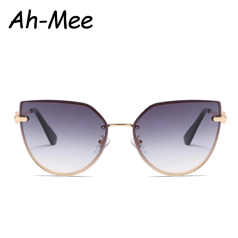 Gafas de sol tipo ojo de gato a la moda para mujer