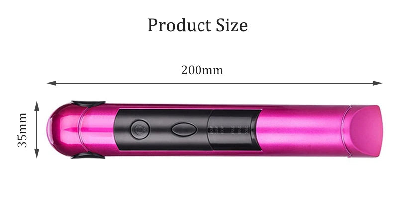 Rizador de pelo profesional recargable por USB 2 en 1