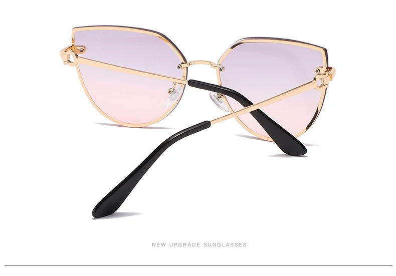 Gafas de sol tipo ojo de gato a la moda para mujer