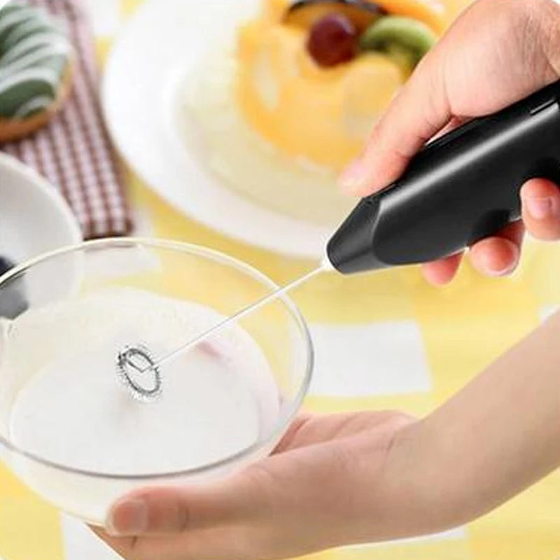 Espumador de leche inalámbrico, batidor de café, licuadora eléctrica y batidor de huevos