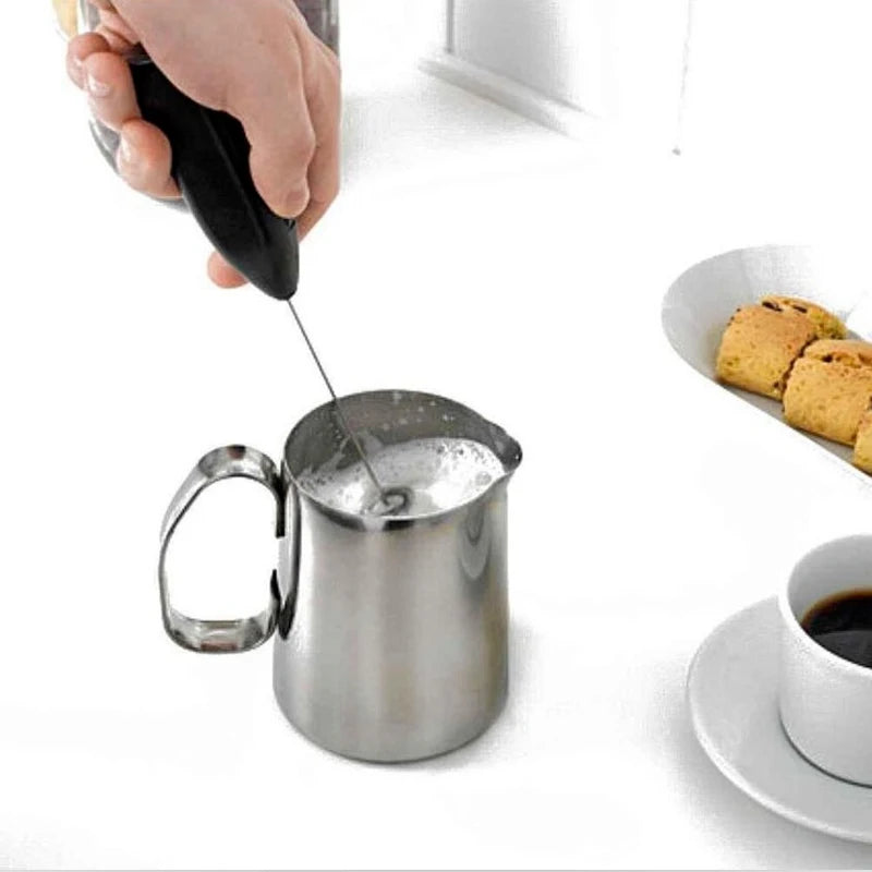 Espumador de leche inalámbrico, batidor de café, licuadora eléctrica y batidor de huevos