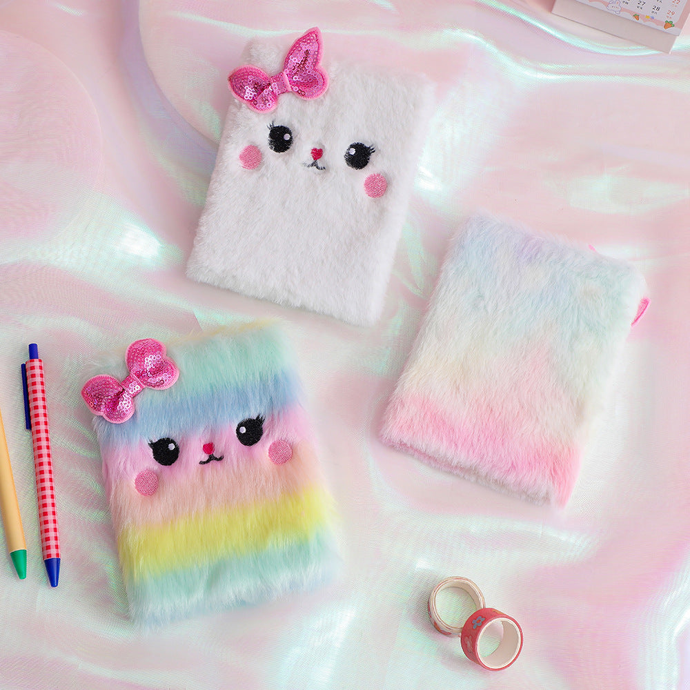 Libreta de Gato de Felpa para Regalo