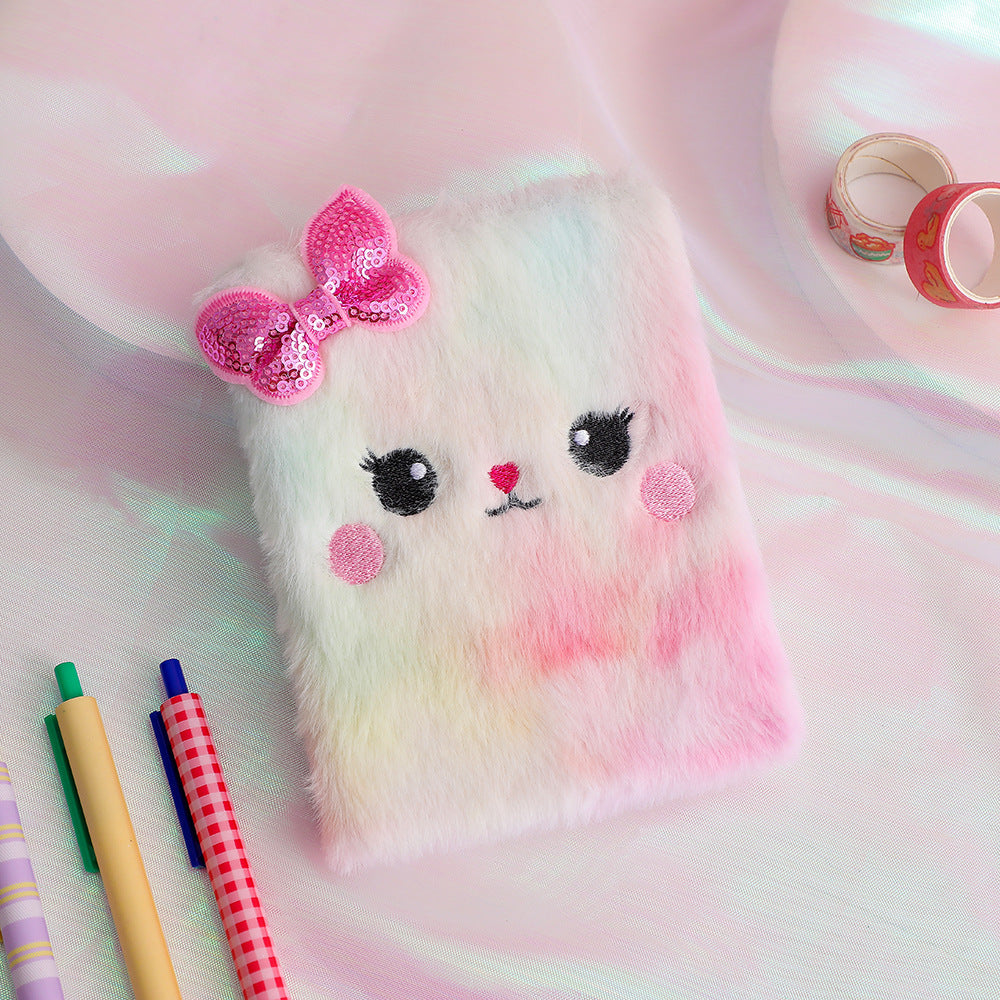 Libreta de Gato de Felpa para Regalo