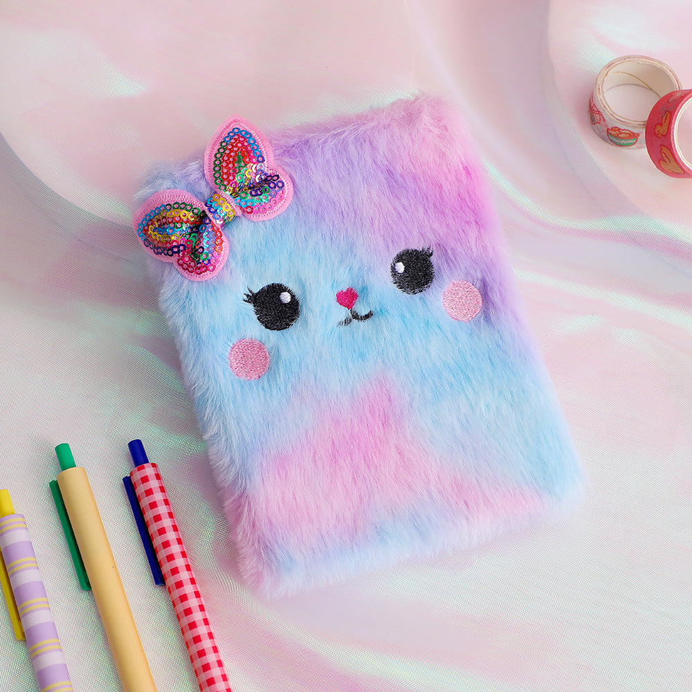 Libreta de Gato de Felpa para Regalo