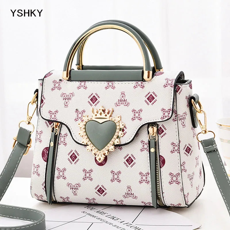 Bolso de mano, bolso de hombro con estampado de Sprite