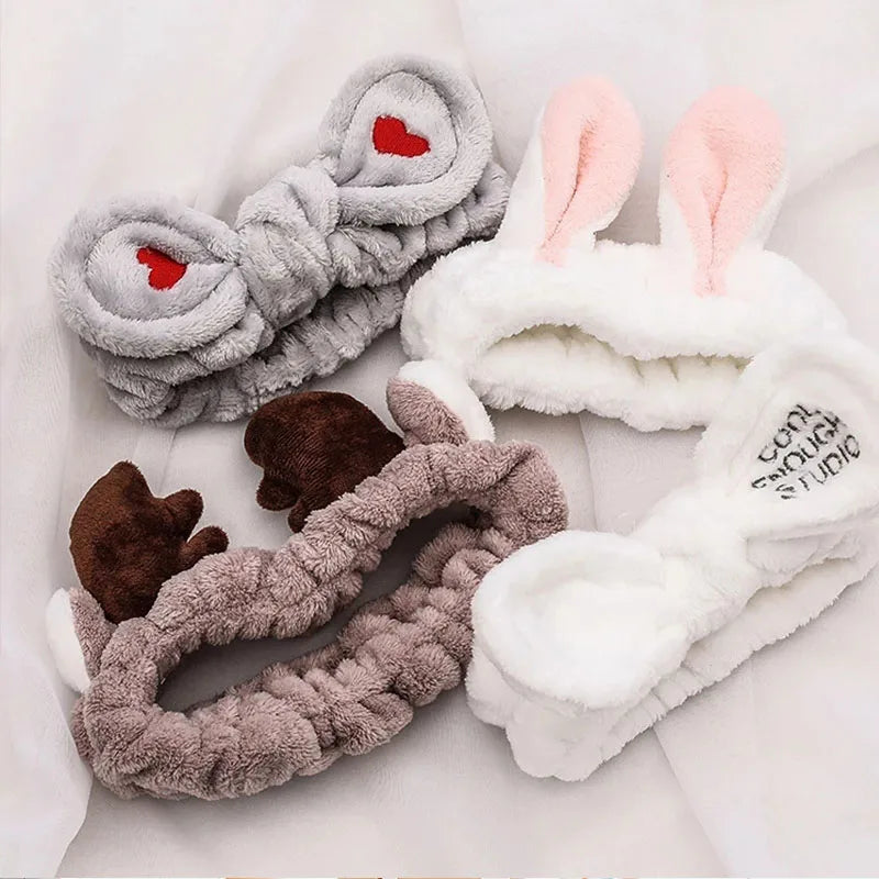 Diadema de Felpa para Baño y Skincare