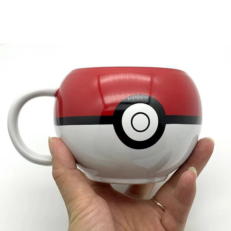 Taza Pokémon Pokeball de Cerámica Diseño Anime para Café y Regalo