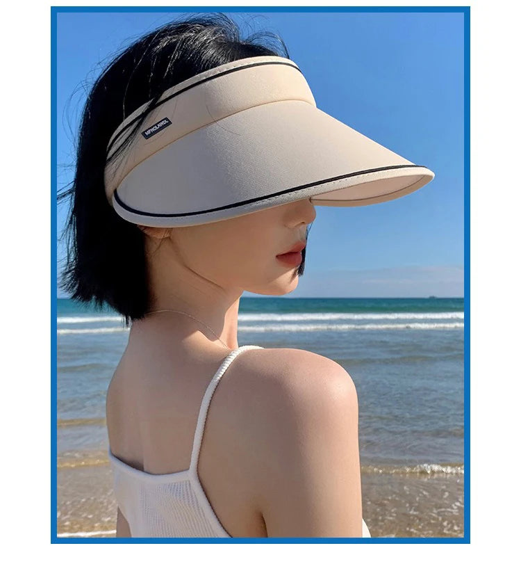 Gorra de sol para mujer con protección UV