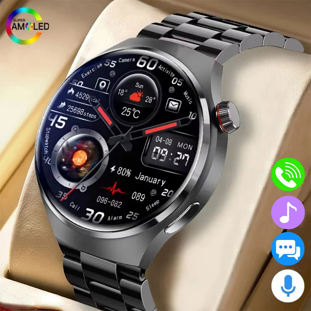 Smartwatch G.L Wear 2025 con Pantalla HD y Monitoreo de Salud