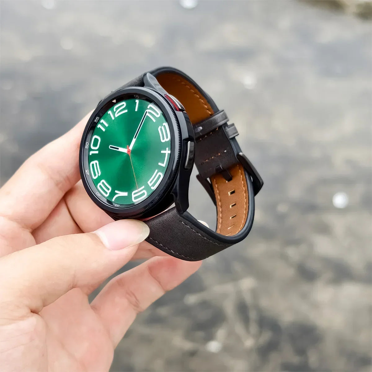 Correa de Piel Vintage 20mm/22mm para Samsung Galaxy Watch y Xiaomi Redmi Watch