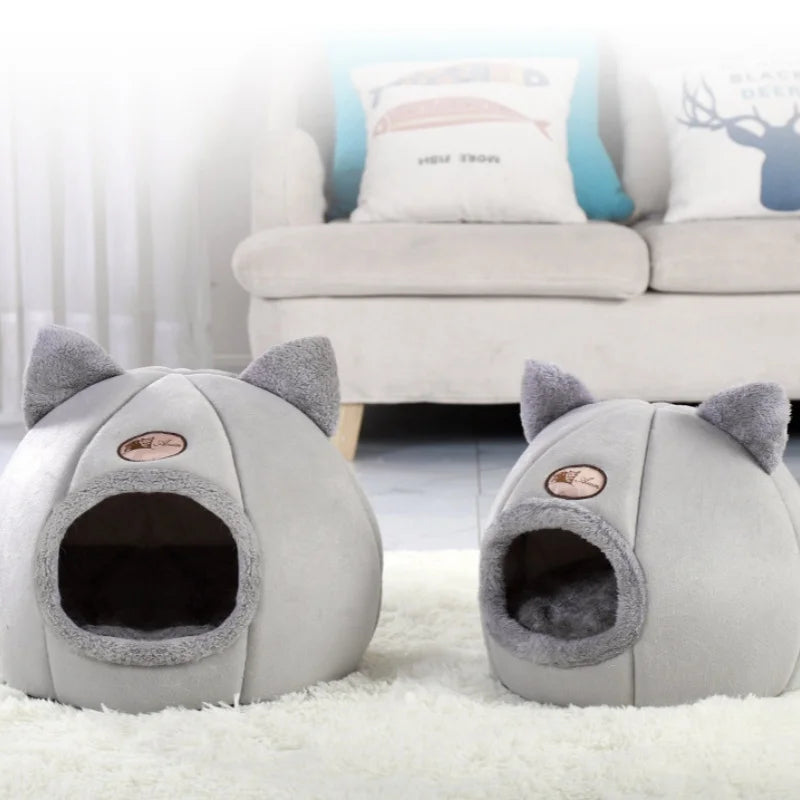 Cama para gatos a prueba de frío y cálido para invierno