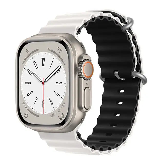 Correa Ocean de Silicón para Apple Watch Series y Ultra