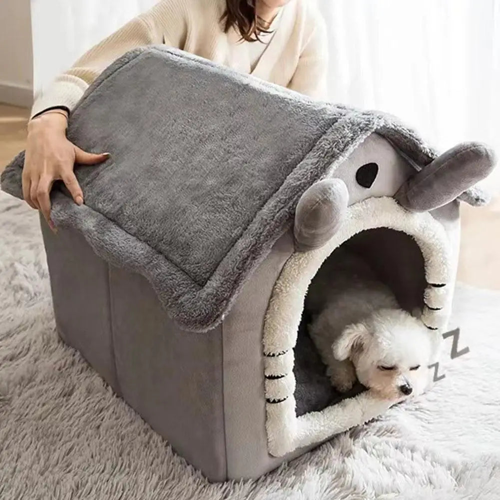 Casa cálida gruesa para mascotas