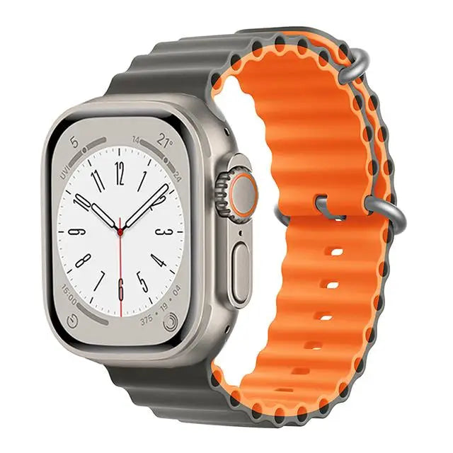 Correa Ocean de Silicón para Apple Watch Series y Ultra