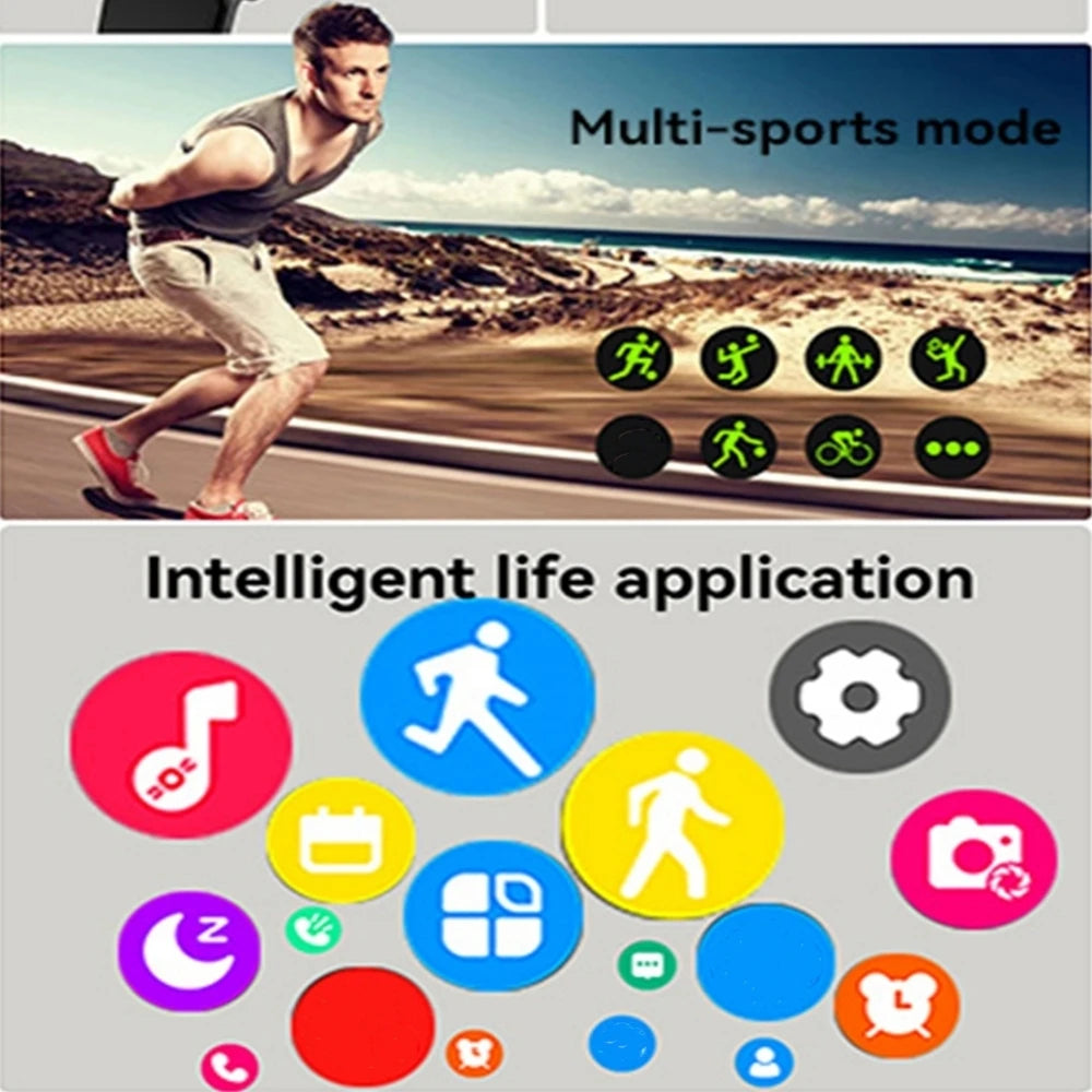 Smartwatch 2026 con Pantalla HD Full Touch y Bluetooth para Hombre y Mujer
