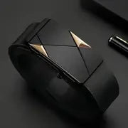 Cinturón Ejecutivo para Hombre con Hebilla Automática de Lujo