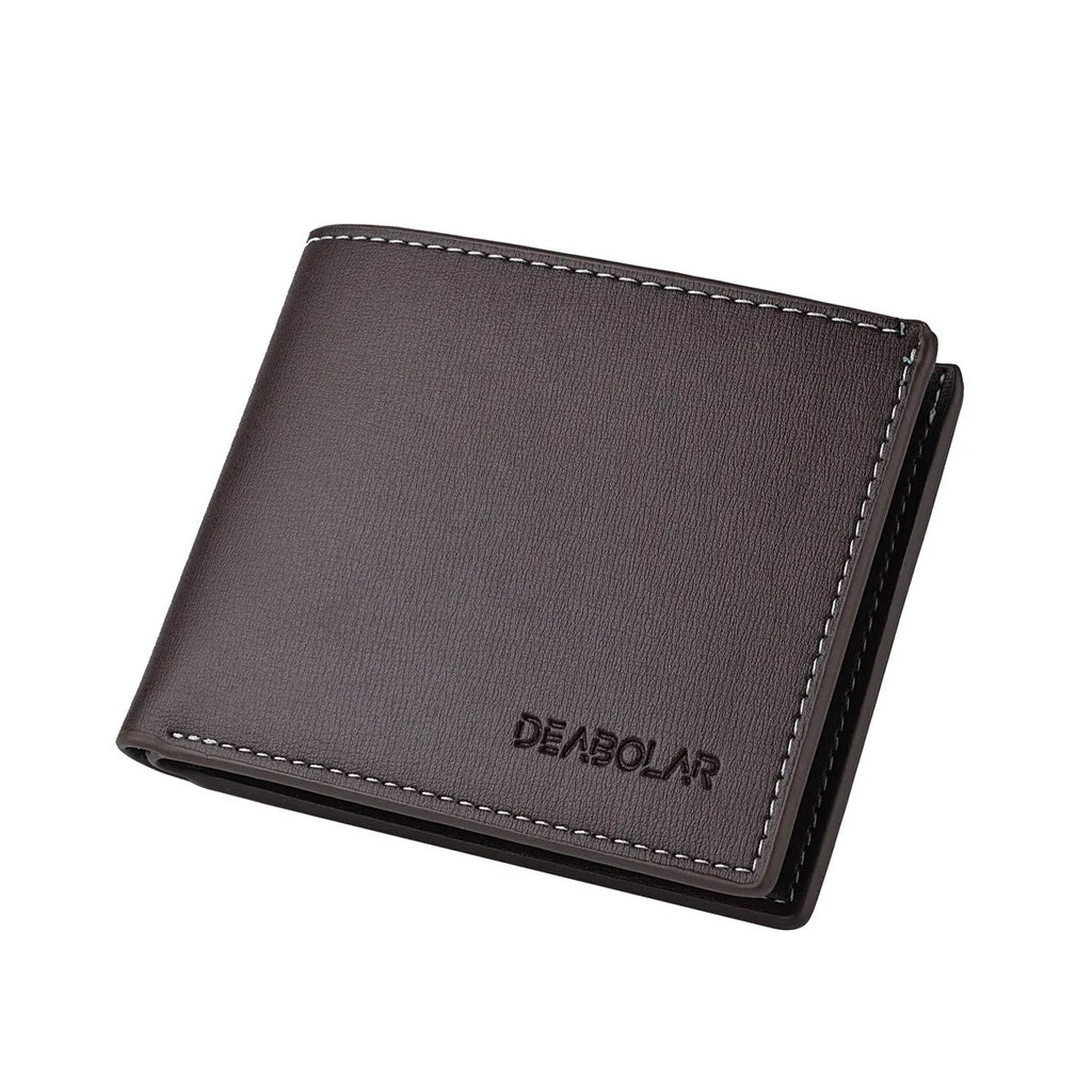 Cartera de cuero para hombre elegante