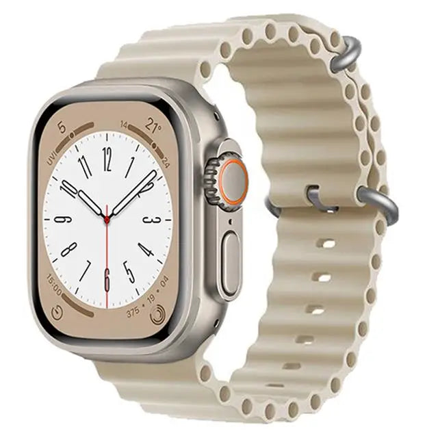 Correa Ocean de Silicón para Apple Watch Series y Ultra