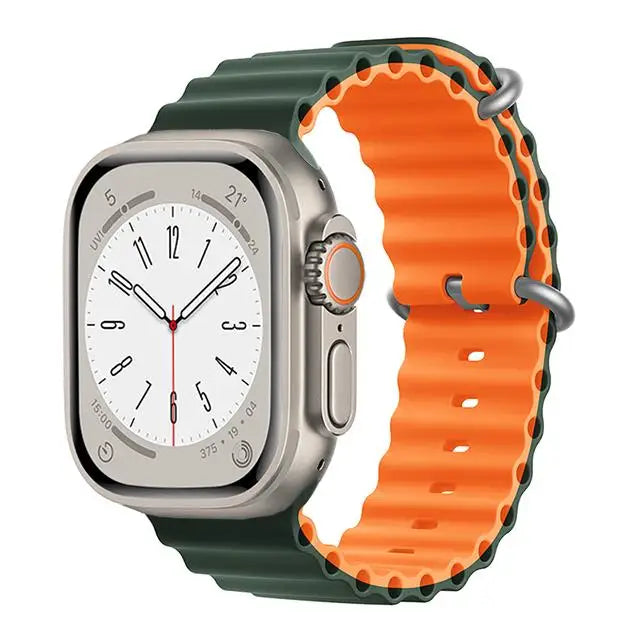 Correa Ocean de Silicón para Apple Watch Series y Ultra