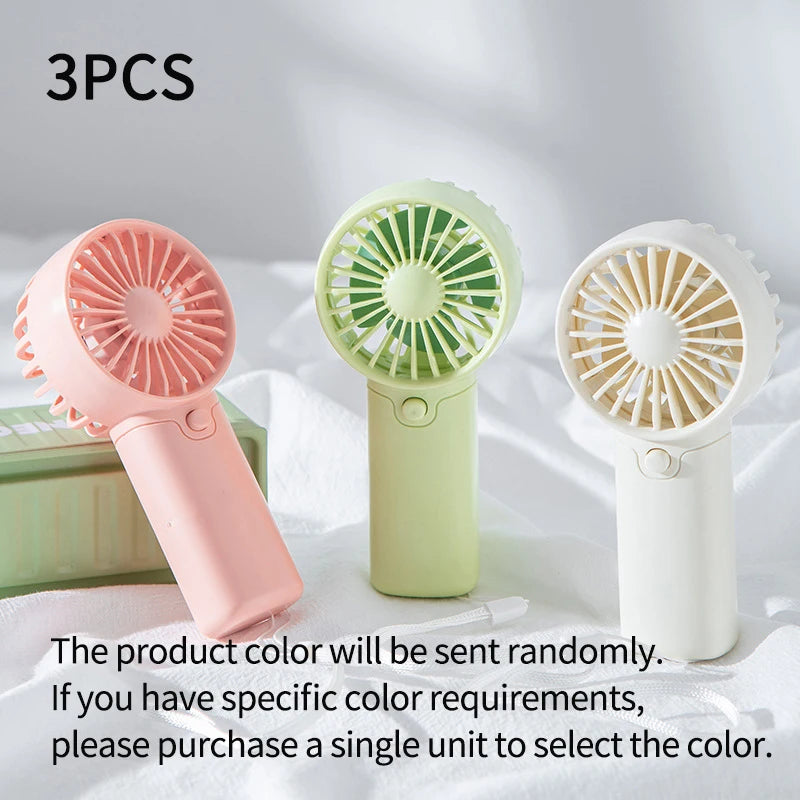 Mini ventilador portátil ventilador de mano