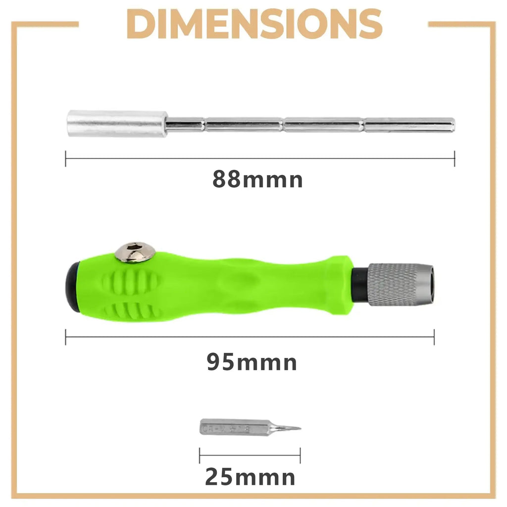 Kit de Destornilladores de Precisión 32 en 1 Magnético Multifuncional