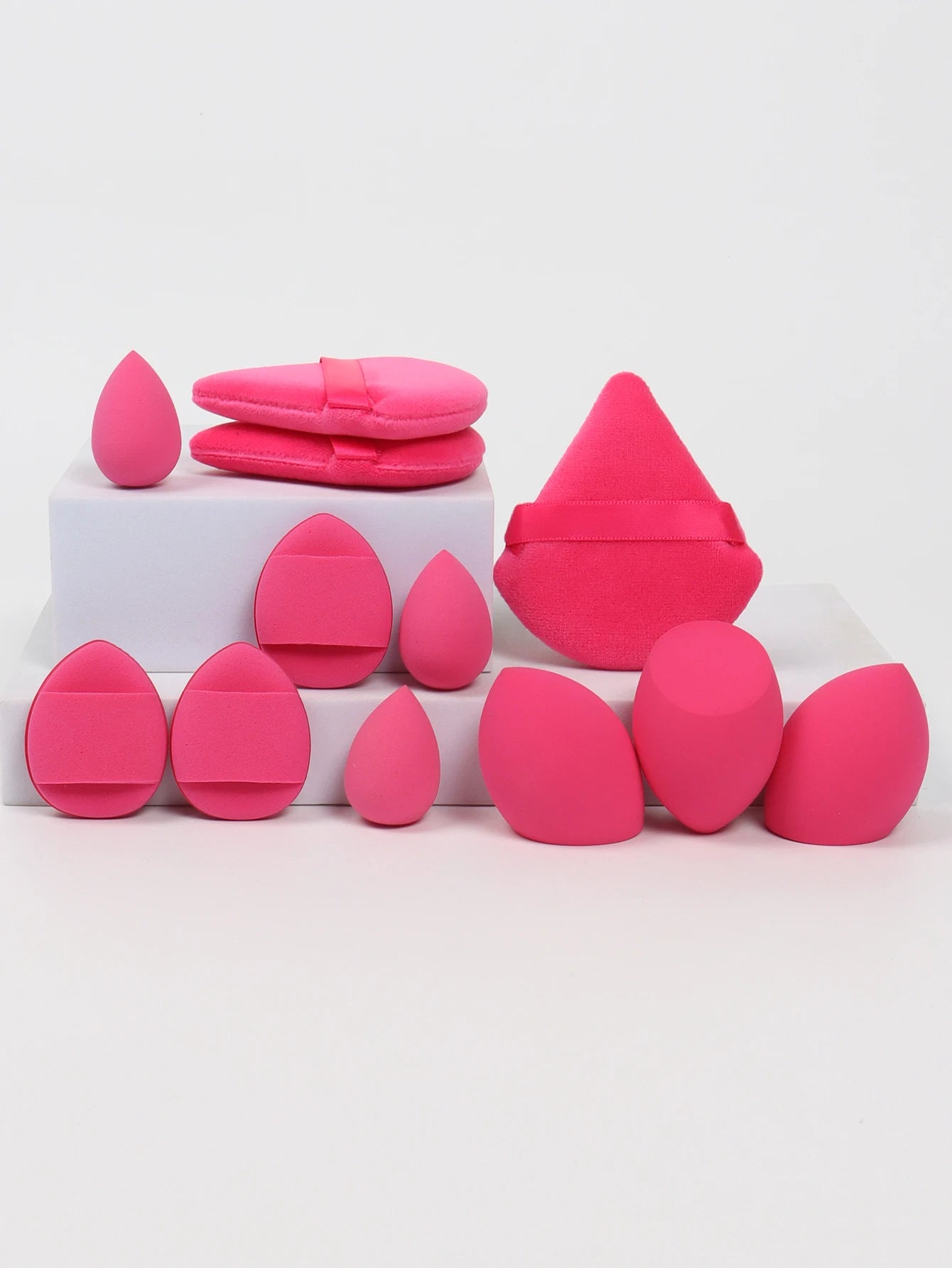 Set de Esponjas de Maquillaje 12 Piezas Multiusos