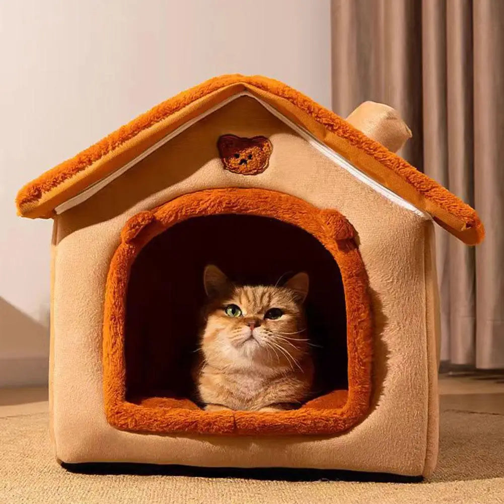 Casa cálida gruesa para mascotas