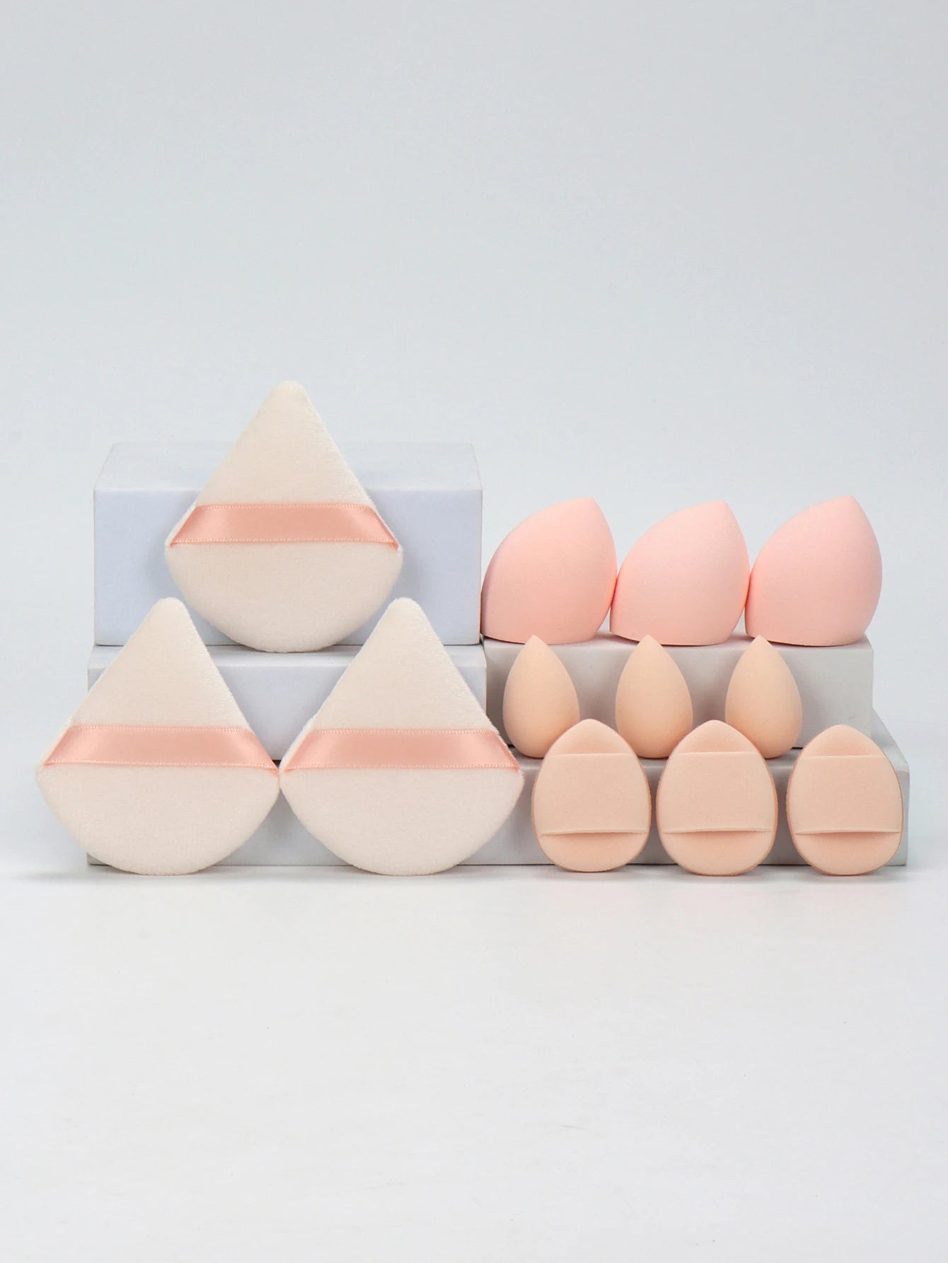 Set de Esponjas de Maquillaje 12 Piezas Multiusos