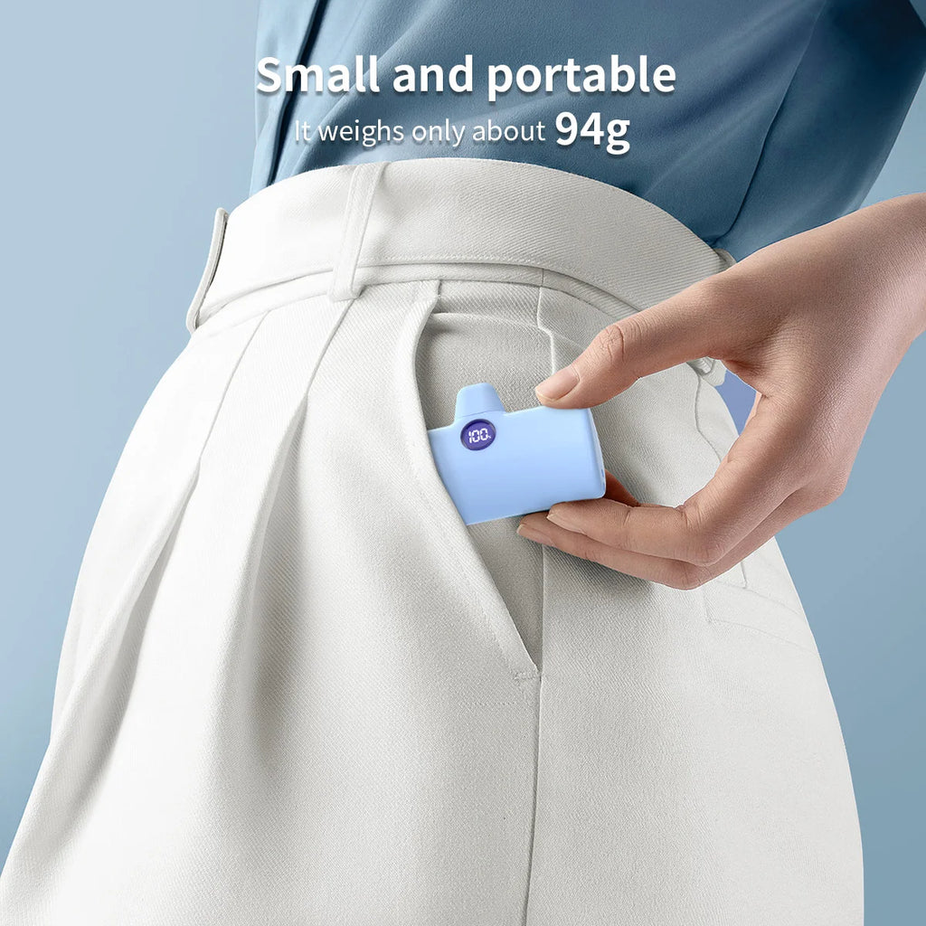 Mini cargador portátil, Banco de energía portátil