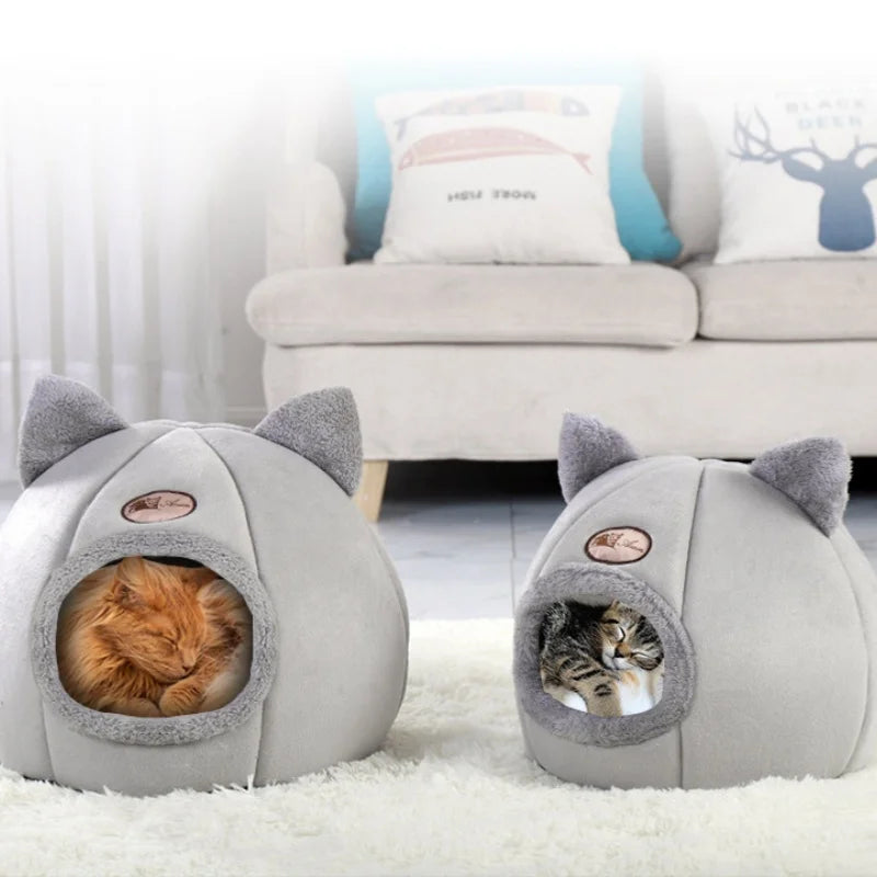 Cama para gatos a prueba de frío y cálido para invierno