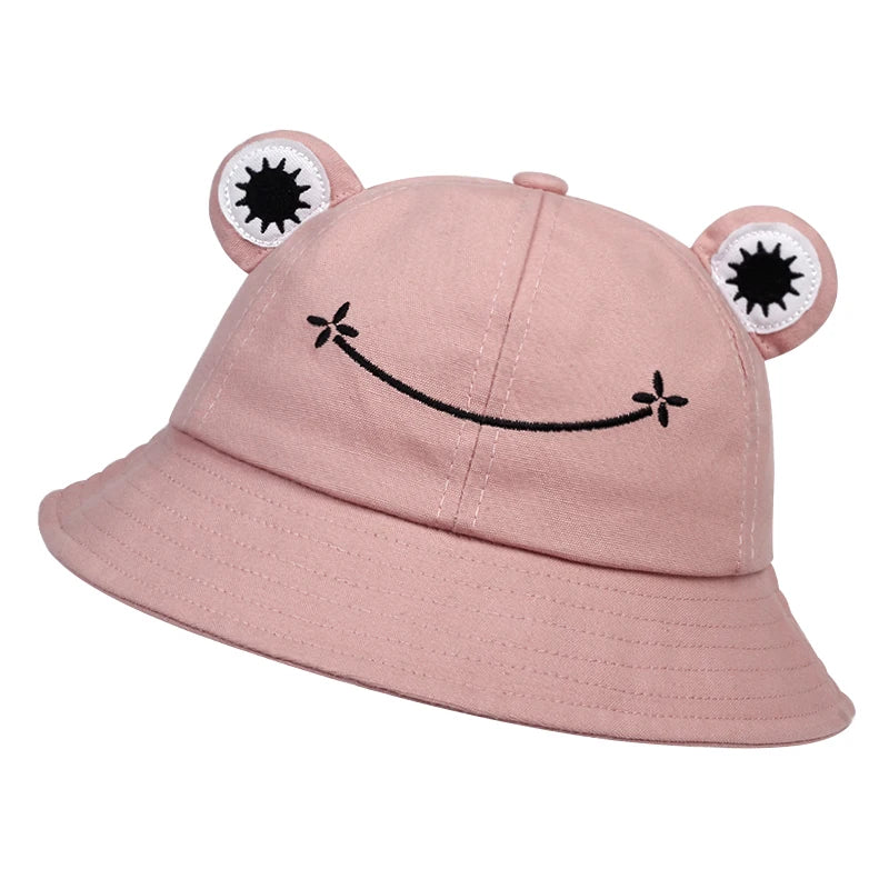 Sombrero de cubo de rana para mujer