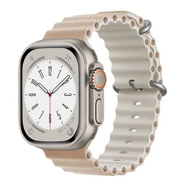 Correa Ocean de Silicón para Apple Watch Series y Ultra