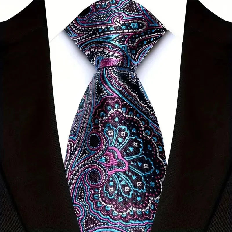 Corbata Elegante para Hombre 8CM Diseño Premium para Bodas y Oficina