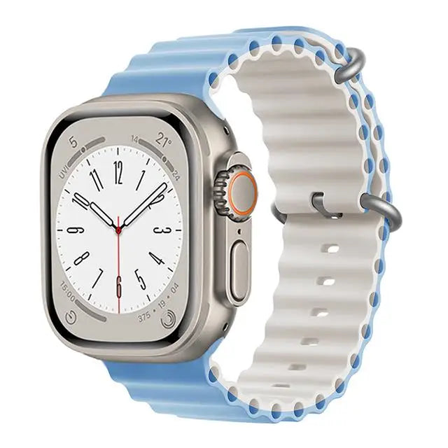 Correa Ocean de Silicón para Apple Watch Series y Ultra