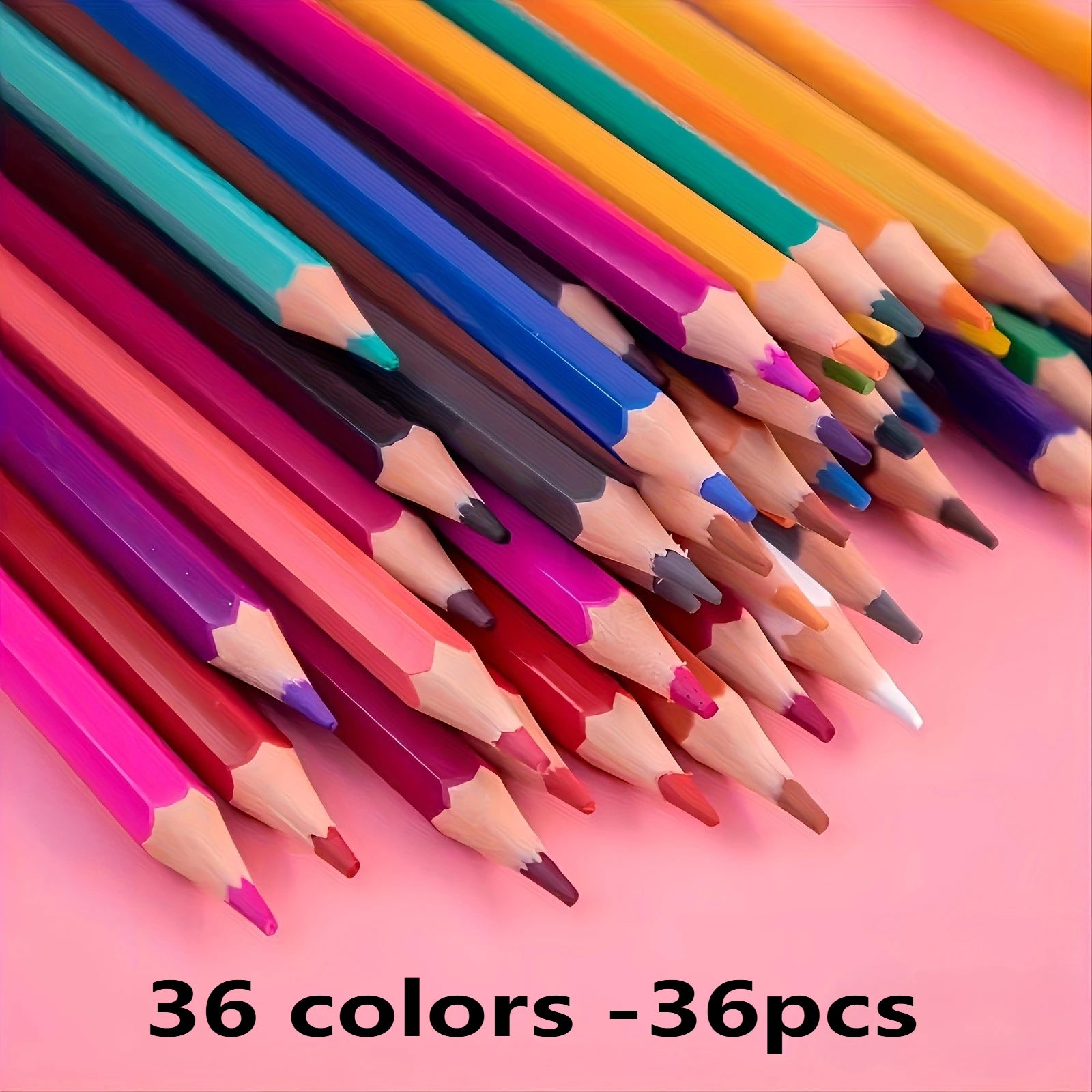 Juego de lápices de colores, pasteles al óleo de núcleo suave para libros para colorear
