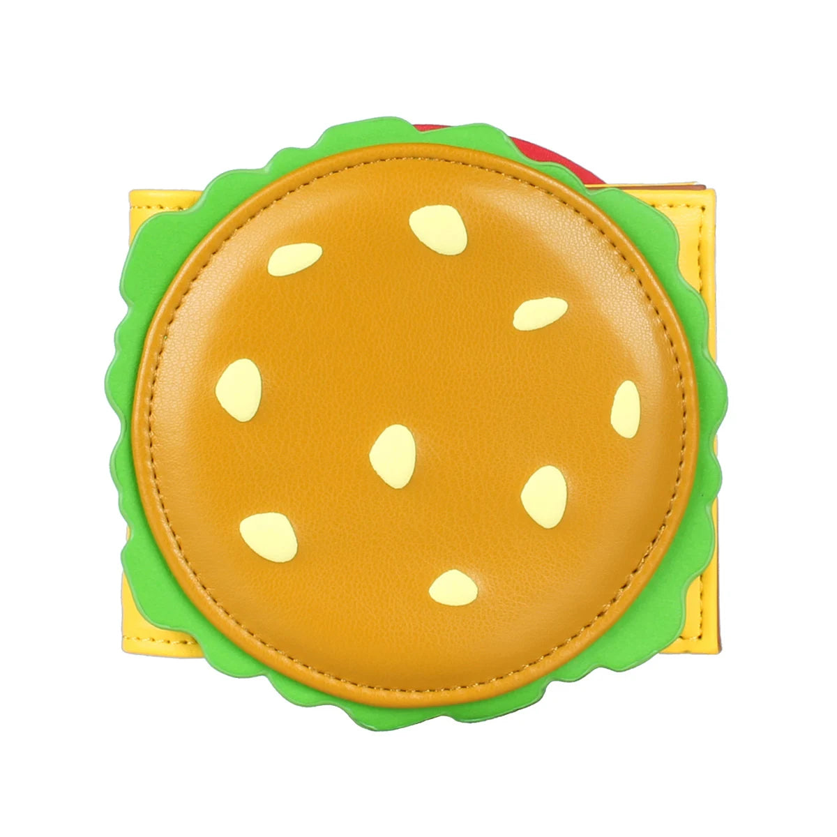 Cartera linda de mujer con forma de hamburguesa