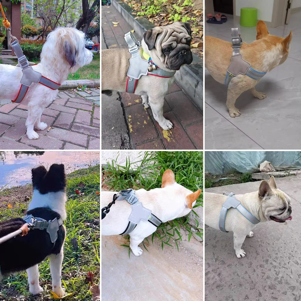 Arnés Reflectante Ajustable para Perros Pequeños y Medianos