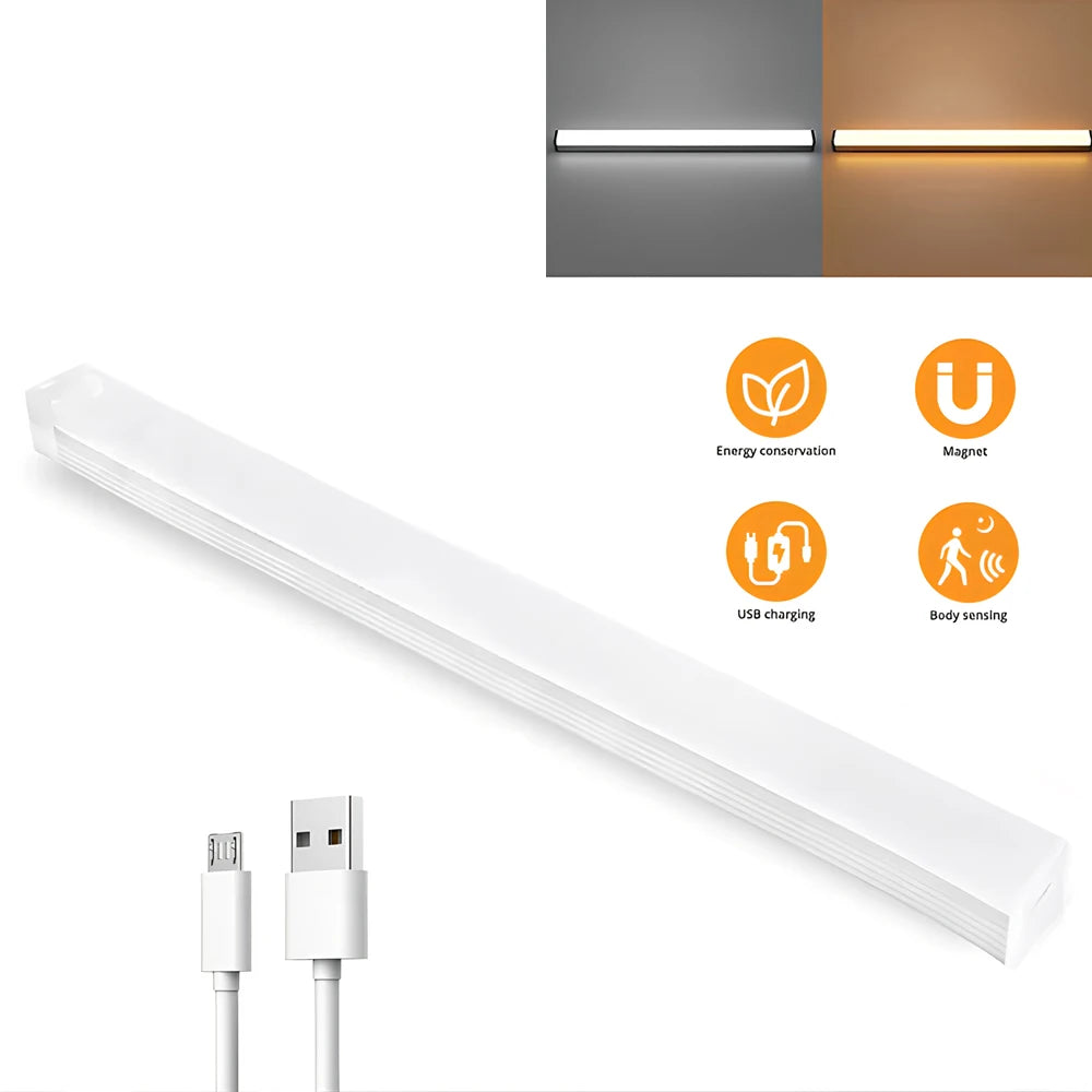 Luz LED con Sensor de Movimiento Recargable USB